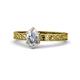 1 - Cael Classic 0.80 ct IGI Certified Lab Grown Diamond Oval Shape (7x5 mm) Solitaire Engagement Ring 