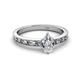 2 - Niah Classic 7x5 mm Pear Shape Forever One Moissanite Solitaire Engagement Ring 