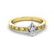2 - Niah Classic 0.75 ct IGI Certified Lab Grown Diamond Pear Shape (7x5 mm) Solitaire Engagement Ring 