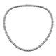 1 - Misha 2.50 mm Round Forever Brilliant Moissanite Miracle Set Tennis Necklace 
