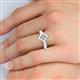 3 - Emilia 5.50 mm Princess Cut Diamond Solitaire Engagement Ring 