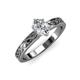 3 - Maren Classic GIA Certified 7x5 mm Oval Shape Diamond Solitaire Engagement Ring 