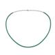 1 - Gracelyn 1.70 mm Round Emerald Adjustable Tennis Necklace 