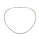 1 - Gracelyn 1.70 mm Round White Sapphire Adjustable Tennis Necklace 