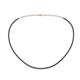 1 - Gracelyn 1.70 mm Round Blue Diamond Adjustable Tennis Necklace 