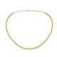 1 - Gracelyn 1.70 mm Round Yellow Diamond Adjustable Tennis Necklace 