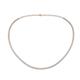 1 - Gracelyn 1.70 mm Round Diamond Adjustable Tennis Necklace 