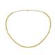 1 - Gracelyn 1.70 mm Round Yellow Sapphire Adjustable Tennis Necklace 