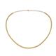1 - Gracelyn 1.70 mm Round Yellow Sapphire Adjustable Tennis Necklace 