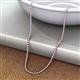 3 - Gracelyn 1.70 mm Round Diamond and Pink Sapphire Adjustable Tennis Necklace 