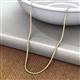 3 - Gracelyn 1.70 mm Round Lab Grown Diamond and Yellow Sapphire Adjustable Tennis Necklace 