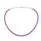 1 - Gracelyn 2.20 mm Round Amethyst Adjustable Tennis Necklace 