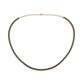 1 - Gracelyn 2.20 mm Round Black Diamond Adjustable Tennis Necklace 