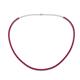 1 - Gracelyn 2.20 mm Round Ruby Adjustable Tennis Necklace 