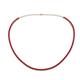 1 - Gracelyn 2.20 mm Round Ruby Adjustable Tennis Necklace 
