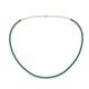 1 - Gracelyn 2.20 mm Round Blue Diamond Adjustable Tennis Necklace 