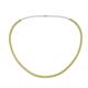 1 - Gracelyn 2.20 mm Round Yellow Diamond Adjustable Tennis Necklace 
