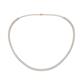 1 - Gracelyn 2.20 mm Round Diamond Adjustable Tennis Necklace 