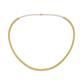 1 - Gracelyn 2.20 mm Round Yellow Sapphire Adjustable Tennis Necklace 