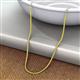 3 - Gracelyn 1.70 mm Round Yellow Diamond Adjustable Tennis Necklace 