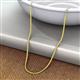 3 - Gracelyn 1.70 mm Round Yellow Sapphire Adjustable Tennis Necklace 