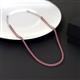 3 - Gracelyn 2.20 mm Round Rhodolite Garnet Adjustable Tennis Necklace 