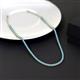 3 - Gracelyn 2.20 mm Round Blue Topaz Adjustable Tennis Necklace 