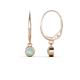1 - Cara Opal (4mm) Solitaire Dangling Earrings 