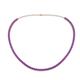 1 - Gracelyn 2.70 mm Round Amethyst Adjustable Tennis Necklace 