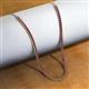 3 - Gracelyn 2.70 mm Round Rhodolite Garnet Adjustable Tennis Necklace 