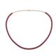 1 - Gracelyn 2.70 mm Round Rhodolite Garnet Adjustable Tennis Necklace 