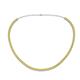Gracelyn 2.70 mm Round Yellow Sapphire Adjustable Tennis Necklace 