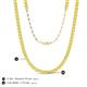 5 - Gracelyn 2.70 mm Round Yellow Sapphire Adjustable Tennis Necklace 