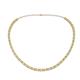 1 - Gracelyn 2.70 mm Round Yellow and White Diamond Adjustable Tennis Necklace 