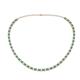 Gracelyn 2.70 mm Round Diamond and Lab Created Alexandrite Adjustable Tennis Necklace 