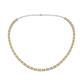 1 - Gracelyn 2.70 mm Round Lab Grown Diamond and Citrine Adjustable Tennis Necklace 
