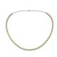 1 - Gracelyn 2.70 mm Round Lab Grown Diamond and Yellow Diamond Adjustable Tennis Necklace 