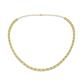 Gracelyn 2.70 mm Round Lab Grown Diamond and Yellow Diamond Adjustable Tennis Necklace 