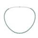 1 - Gracelyn 2.20 mm Round Diamond and Lab Created Alexandrite Adjustable Tennis Necklace 