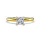 1 - Elodie 1.25 ct IGI Certified Lab Grown Diamond Princess Cut (6.00 mm) Solitaire Engagement Ring 