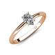 4 - Elodie GIA Certified 7x5 mm Pear Diamond Solitaire Engagement Ring 