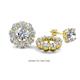 1 - Serena 1.80 ctw (3.00 mm) Round Natural Diamond Jackets Earrings 