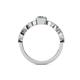 5 - Jiena Desire Oval Cut Aquamarine and Round Diamond Engagement Ring 