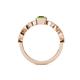 5 - Jiena Desire Oval Cut Peridot and Round Diamond Engagement Ring 