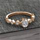 3 - Jiena Desire GIA Certified Oval Cut Diamond Engagement Ring 