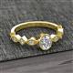 3 - Jiena Desire IGI Certified Oval Cut Lab Grown Diamond Engagement Ring 