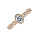 4 - Jiena Desire IGI Certified Oval Cut Lab Grown Diamond Engagement Ring 