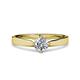 3 - Neve Signature  1.00 ct IGI Certified Lab Grown Diamond Round (6.50 mm) 4 Prong Solitaire Engagement Ring 