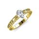 3 - Florie Classic 0.75 ct IGI Certified Lab Grown Diamond Pear Shape (7x5 mm) Solitaire Engagement Ring 
