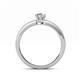 4 - Niah Classic 0.75 ct IGI Certified Lab Grown Diamond Pear Shape (7x5 mm) Solitaire Engagement Ring 